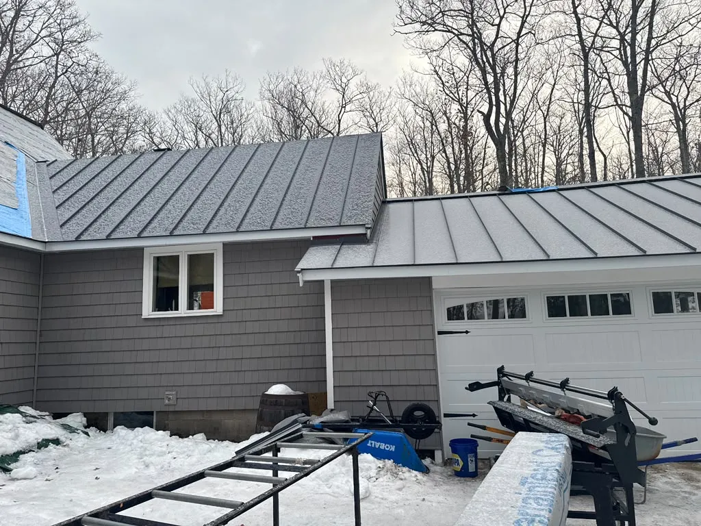 Metal roofing in Berlin, VT installed by WCR Construction Inc