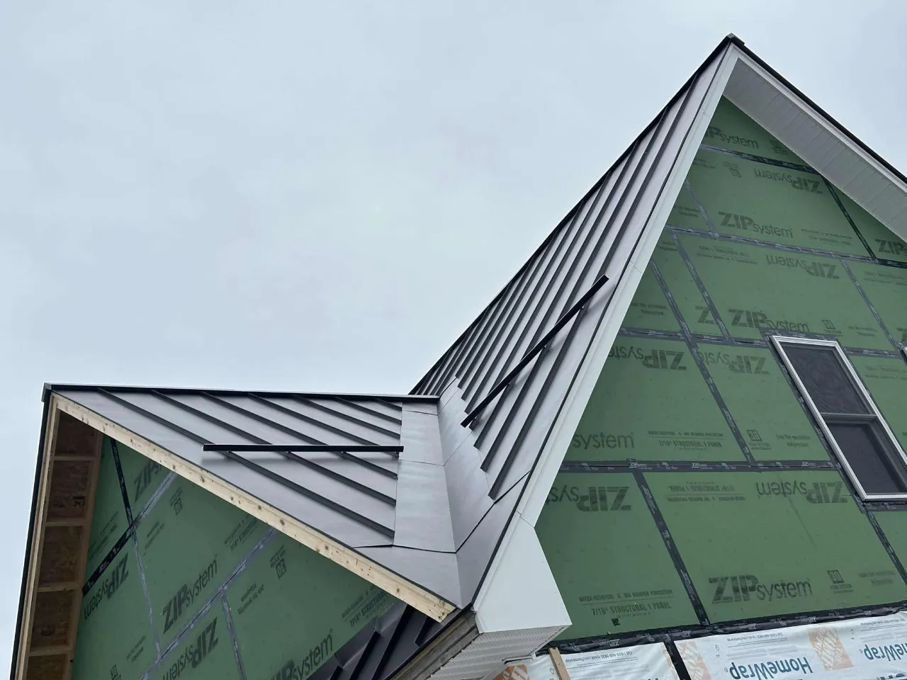 Standing seam metal roof panels in Massachusetts