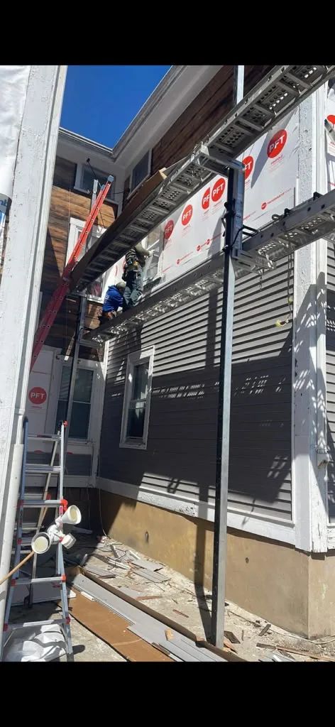 New siding installed on a home in Massachusetts